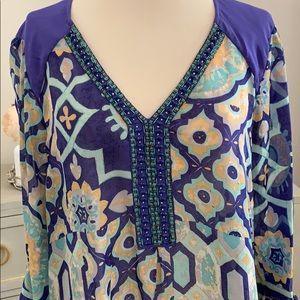 Bead print top